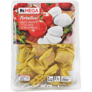 MEGA | Tortelloni cu rosii, mozzarella si busuioc 250g