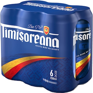Timisoreana | Bere blonda 6x0.5L