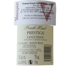 Puech-Haut | Vin alb sec 0.75L