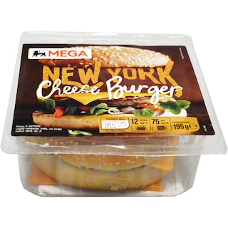 MEGA | Burger cu branza New York Style 195g