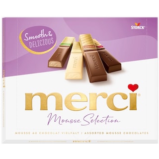 Merci | Specialitati de ciocolata asortata Mousse Selection 210g