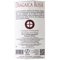 Crama Oprisor | Dragaica | Vin rosu cupaj 0.75L