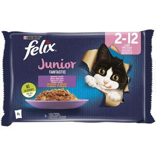 Felix | Fantastic | Hrana pentru pisica junior cu pui 4x85g