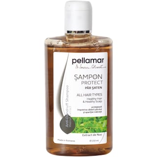 Pellamar | Sampon pentru par saten cu extract de nuc 250ml