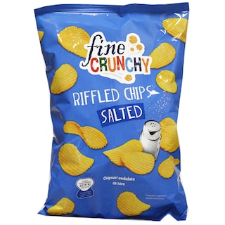 Fine Crunchy | Chipsuri ondulate cu sare 150g