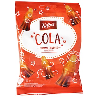 Kitbis | Bomboane gumate cu aroma de cola 100g
