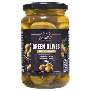 Excellent | Masline verzi intregi 205g