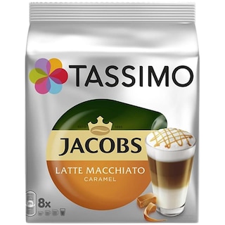 Tassimo | Jacobs | Cafea Late Macchiato Caramel, 2x8 capsule