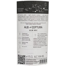 Crama Ceptura | Vin alb sec Chardonnay, Feteasca Regala 0.75L