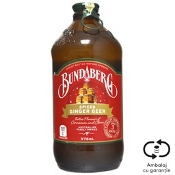 Bere fara alcool cu scortisoara si ghimbir 375ml