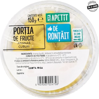 Mega Apetit | Ananas cuburi 150g