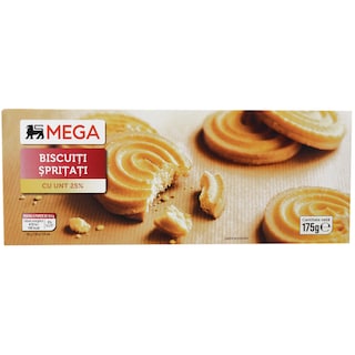 MEGA | Biscuiti spritati cu unt 175g
