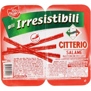 Citterio | Batoane de salam picante 60g