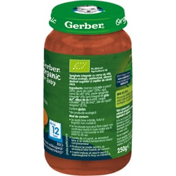Gerber | Spaghete integrale cu carne de vita 250g