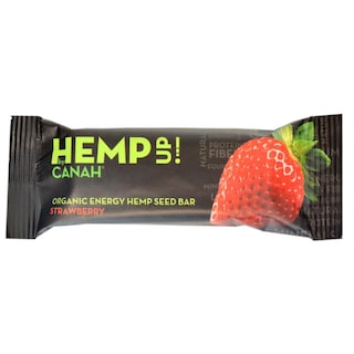 Canah | Baton eco din seminte de canepa cu capsuni 48g