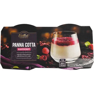 Excellent | Panna cotta cu zmeura 2x110g