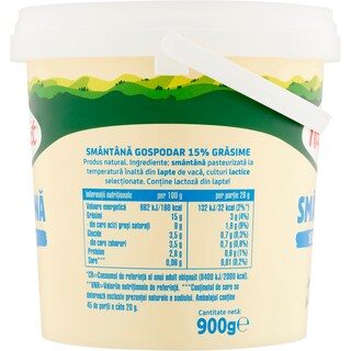 Napolact | Gospodar | Smantana gospodar cu 15% grasime 900g