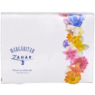 Margaritar | Zahar alb plicuri 200x5g