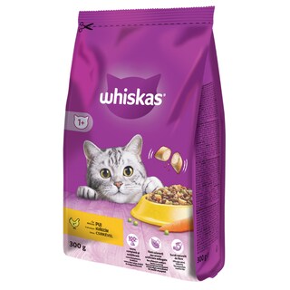 Whiskas | Hrana uscata pisici adulte, cu pui 300g