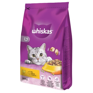 Whiskas | Hrana uscata pisici adulte, cu pui 300g