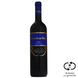 Schwaben Wein | Vin rosu demisec Merlot 0.75L