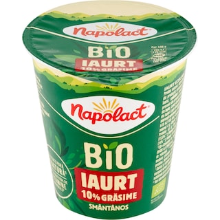 Napolact Bio | Iaurt smantanos 10% grasime 140g