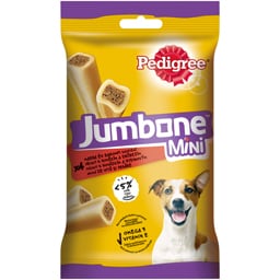 Pedigree | Jumbone | HraNa complementara pentru caini, cu aroma de vita si pasare, 4 buc, 160g