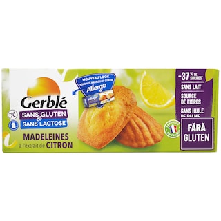 Gerble | Madlene fara lactoza, fara gluten 180g