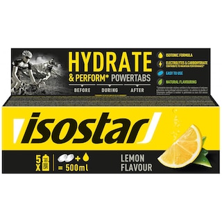 Isostar | Tablete izotonice cu aroma de lamaie 120g