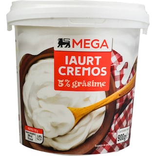 MEGA | Iaurt cremos 5% grasime 900g