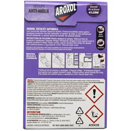 Aroxol | Saculeti antimolii lavanda, 4 bucati