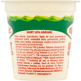 Napolact | Iaurt cremos 10% grasime 130g