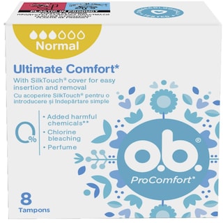 O.B. | Tampoane Procomfort normal 8 bucati