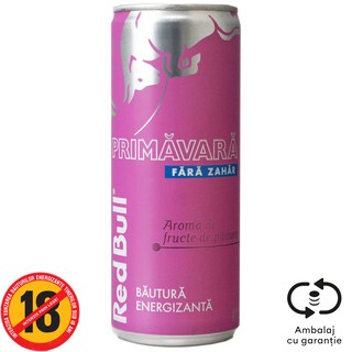 Red Bull | Bautura energizanta fara zahar, cu aroma de fructe de padure 250ml