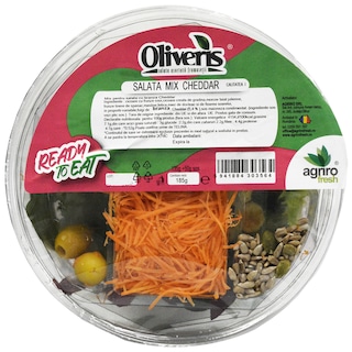 Oliveris | Salata mix Cheddar 185g