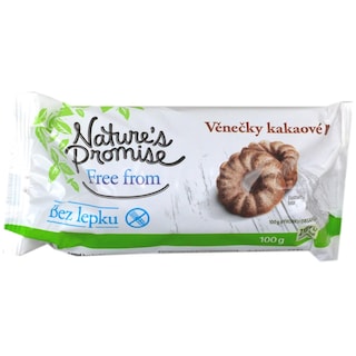 Nature's Promise Free From | Biscuiti fara gluten cu cacao 100g