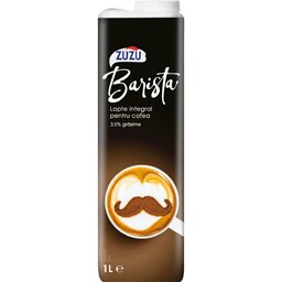 Zuzu | Lapte integral pentru cafea 3.5% grasime Barista 1L | Mega