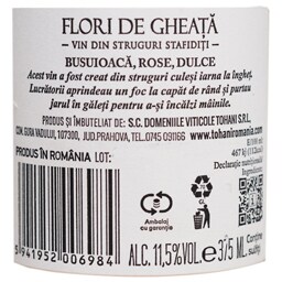 Flori de gheata | Vin rose dulce Busuioaca 0.375L