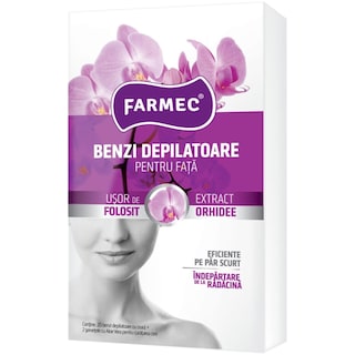 Farmec | Benzi depilatoare pentru fata
