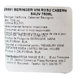 Beringer | Vin rosu Cabernet Sauvignon 0.75l