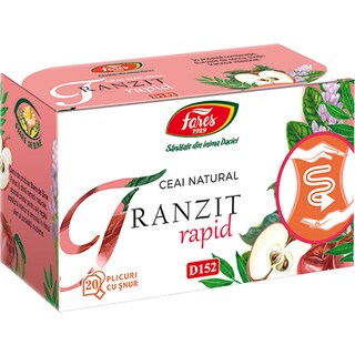 Fares | Stare de bine | Ceai Tranzit rapid 20x1.5g