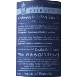 Prince Stirbey | Vin alb Cramposie Selectionata 0.75l