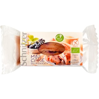 Schnitzer | Mini prajitura ecologica cu afine, fara gluten si lactoza 55g