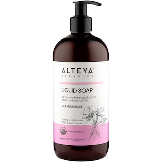 Alteya | Sapun lichid organic Geranium Rose 500ml