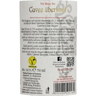 Cuvee Uberland | Vin rosu cupaj Cabernet Sauvignon si Merlot 0.75l
