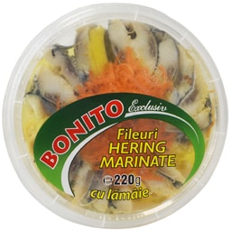 Fileuri de hering marinat cu lamaie 220g