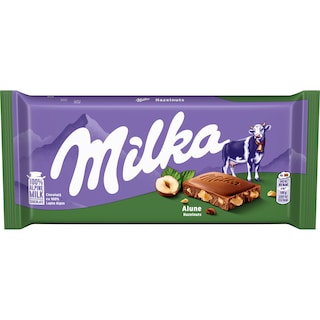 Milka | Ciocolata cu lapte si alune maruntite 90g