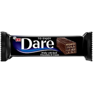 Eti | Dare | Baton cu crema de cacao, glazura de ciocolata amaruie si napolitana 50g