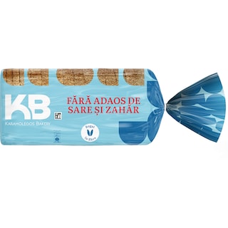 KB | Paine fara adaos de sare si zahar 500g