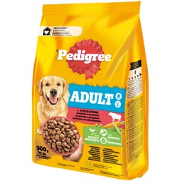 Pedigree | Hrana uscata pentru caini adulti cu vita si legume 500g